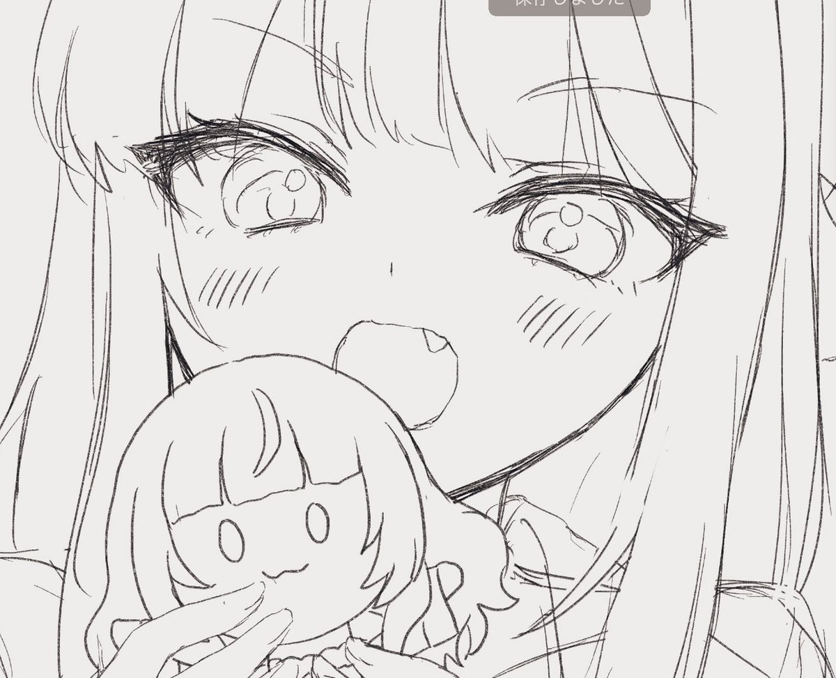 また完成しないラフ描いてる… 
