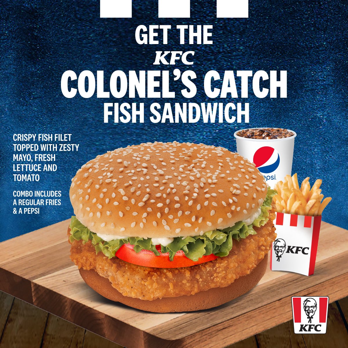 KFC Jamaica on Twitter "The Colonel’s Catch Fish Sandwich from KFC is