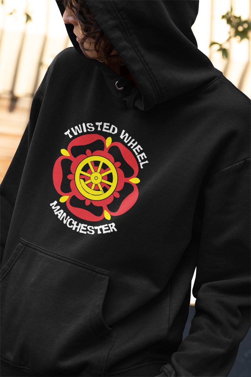 TheSoulShop's tweet photo. The Twisted Wheel hoodie SS185. Great design, great look - what else can we say!

#twistedwheel #manchester #northernsoulhoodie https://t.co/ARdv2771G8