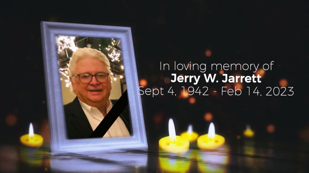 MyWorldPod's tweet image. We will also be broadcasting the live stream of The Celebration of Life for Jerry Jarrett on our YouTube channel.

Please use the link below to join us.
youtube.com/watch?v=hqjs8U…

#RIPJerryJarrett #ForJerry #RIP