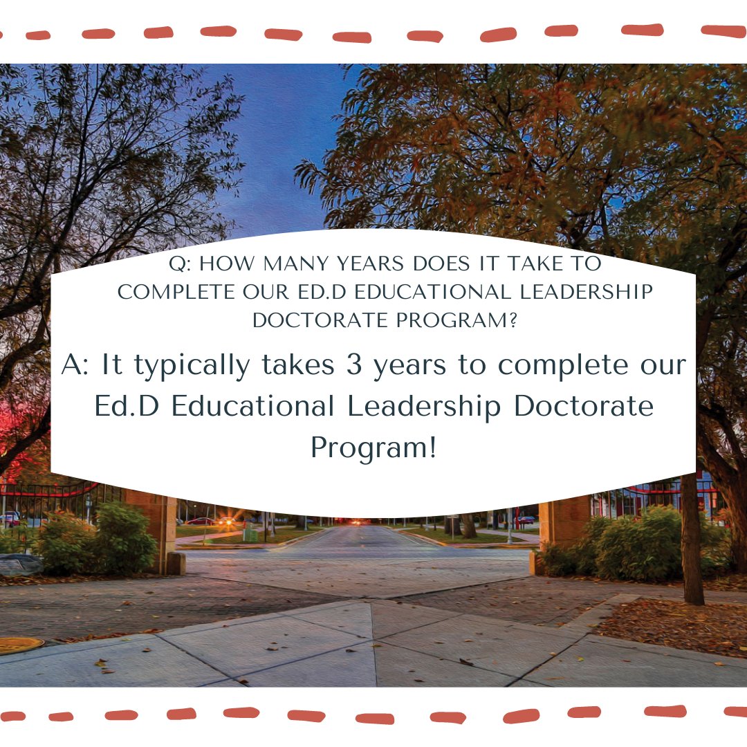 Do you know the answer to today's #TuesdayTrivia about our Ed.D program?! Take a guess!😁