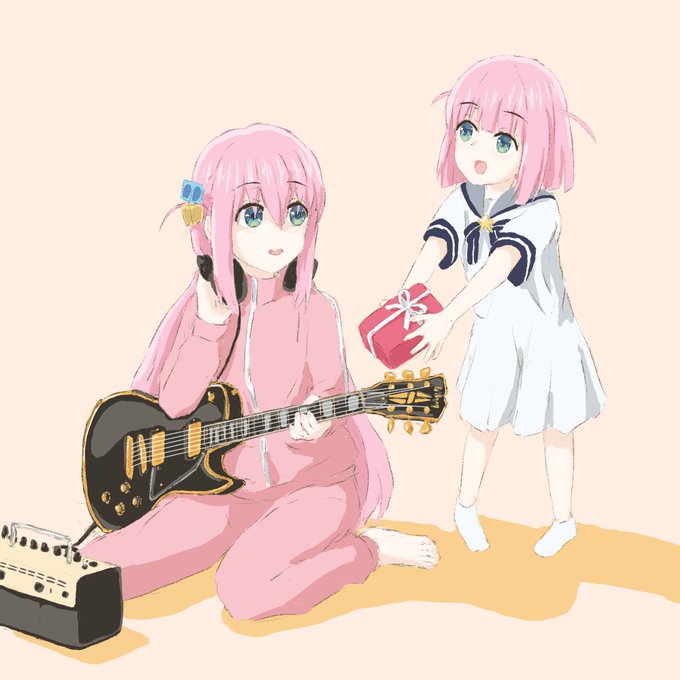 「pink hair trait connection」 illustration images(Latest)