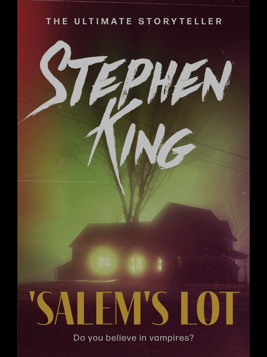 LiamStott17's tweet photo. Next read. Never read Salem’s Lot before but S.K’s oldies are usually golden! @StephenKing #reading #books https://t.co/MJiP6TaDjm