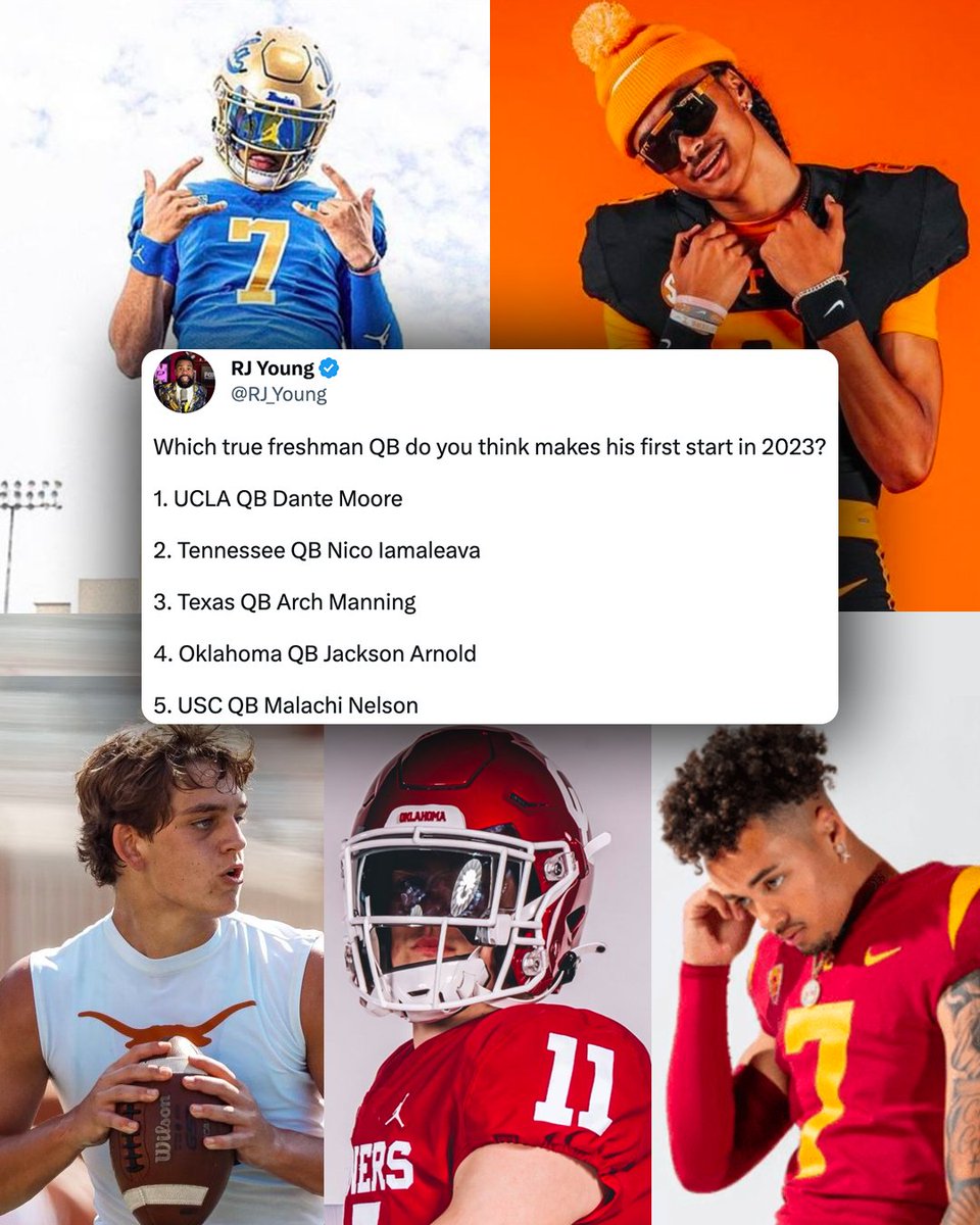 FOX College Football on Twitter "Which of these true freshman QBs do