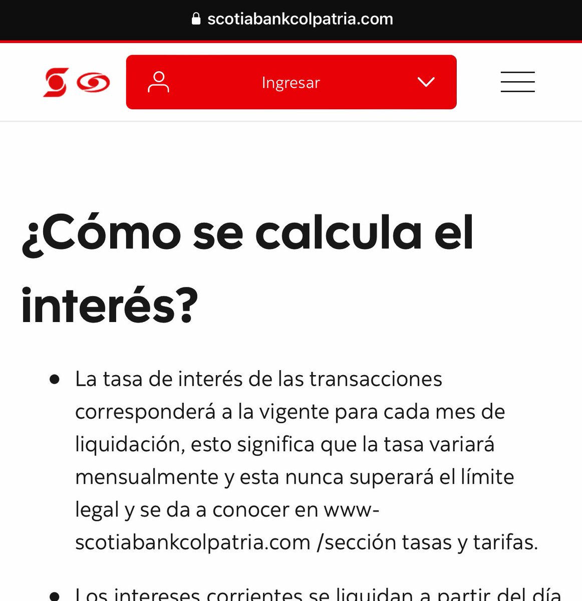 jhonwilliamsm's tweet photo. Claramente dice “tasa variable” , y como están las tasas, que suben mes a mes, se estan volviendo un banco mas costoso y como les dije ahora, hay otros mas económicos que pueden ser opción https://t.co/qvvpfOQNN8