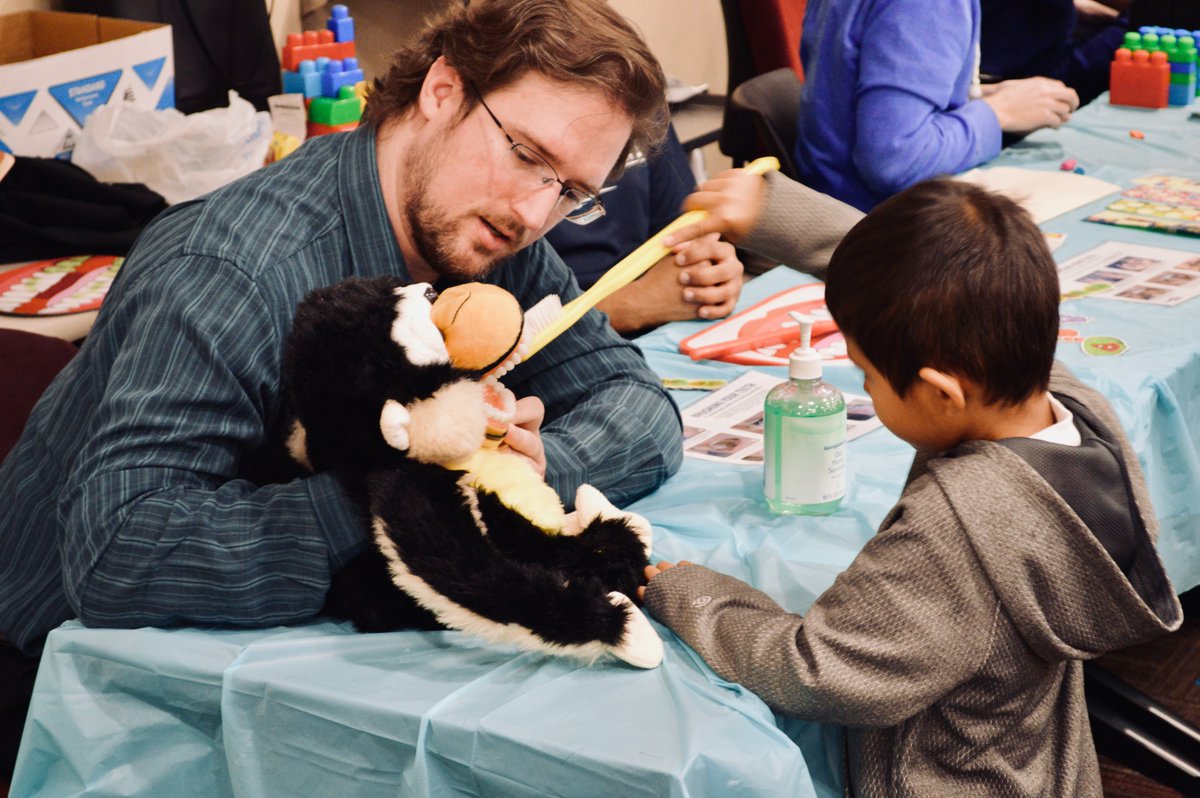 OUDentistry's tweet photo. There are only a few spots left for our annual free pediatric dentistry clinic, Kids' Day on Feb. 25. Register today before it's too late ➡️ https://t.co/u7DwDcyBTa https://t.co/gzrn71hb2n