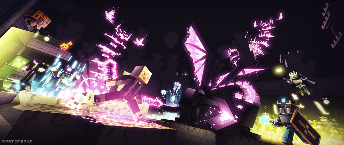 THE END ADVENTURE!
Vanilla X Dungeons render.
#Minecraft #render