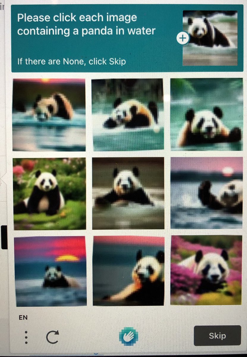 jeffw330's tweet photo. The CAPTCHAs are evolving https://t.co/wSI6xRVZQB