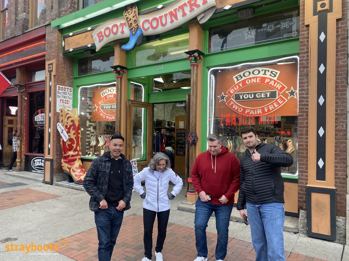 strayboots's tweet photo. Lost in Nashville? We've got your back... ๐
Strap on your boots and bring your team for an unforgettable team-building scavenger hunt with us! ๐
#strayboots #teambuilding #scavengerhunt #teamworkmakesthedreamwork #nashville #corporateevents @IMAfinancial ๐ซถ https://t.co/dtQSymCIli