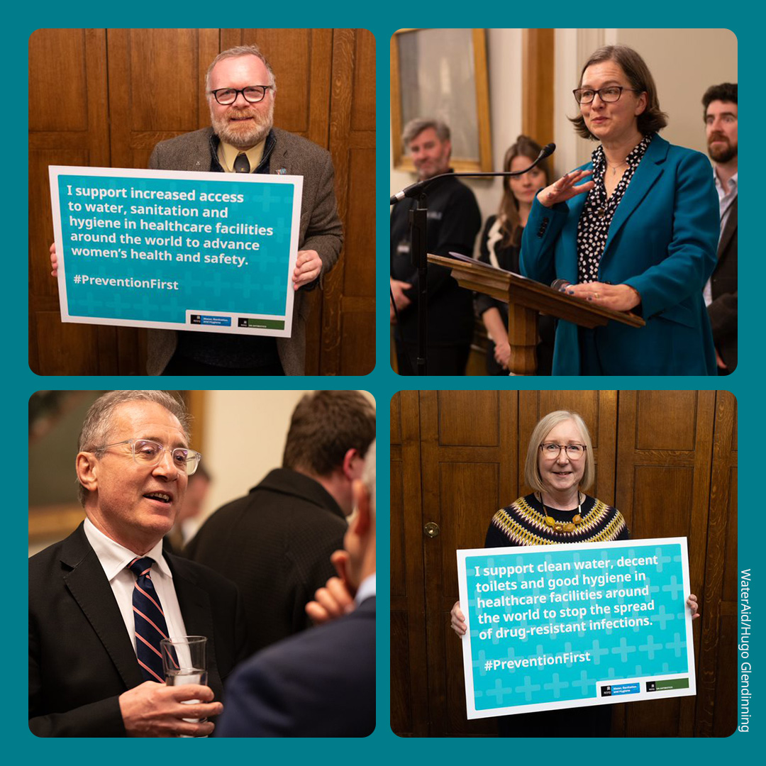 wateraid's tweet photo. Great to see so many people at @UKParliament last night to hear about ways clean water, decent toilets and good hygiene can stop the spread of drug-resistant infections 🦠 

Thank you for supporting #PreventionFirst - and to @ThatMould for the performance 🎵 https://t.co/QVbykcjFkb