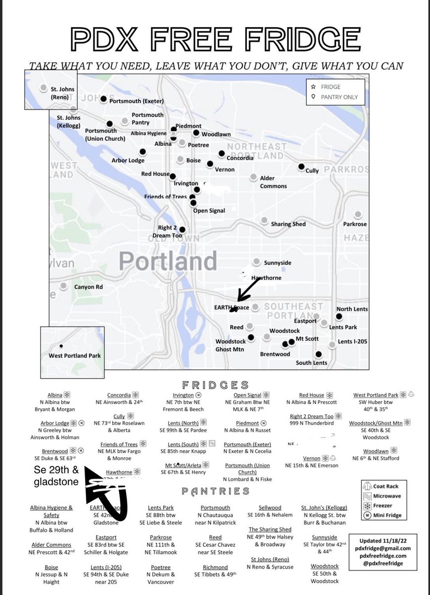 Debbi Hamlin on Twitter "RT TawasiSoce Free fridge locations in