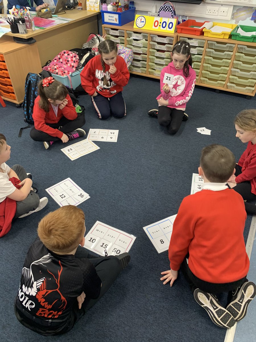 MrsFlemingP4's tweet photo. P4 have enjoyed challenging themselves by taking part in a number of multiplication activities. https://t.co/bGiHF6s7UT