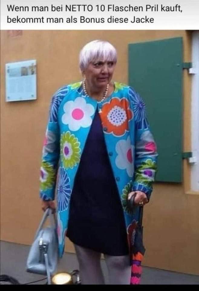 Ich schätze Claudia Roth sehr, aber diesen Witz finde ich wirklich gut! (Sie selbst wahrscheinlich auch.)