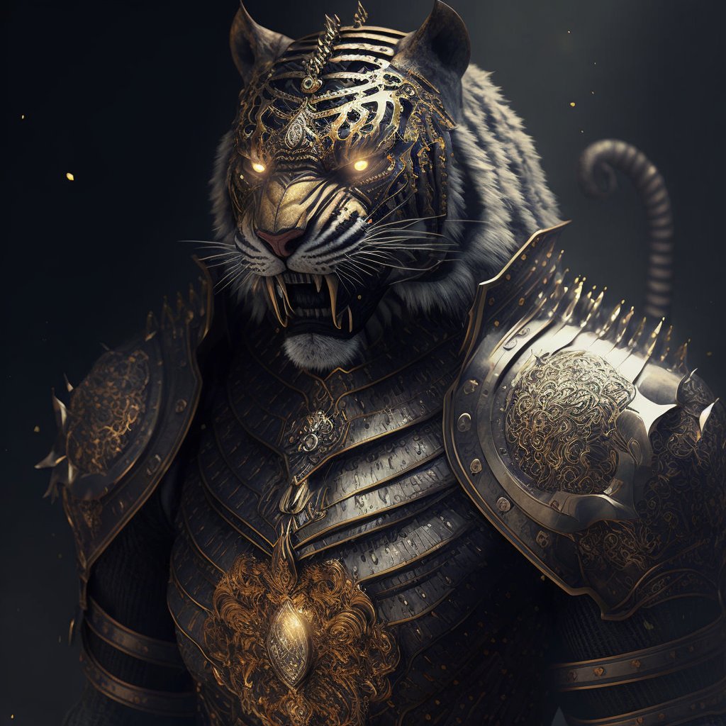 TheTigerTitans's tweet photo. Step into a world of bravery and strength with our The Tiger Titans Warrior NFTs.
These fierce tiger warriors, decked out in intricate battle armor, are a call to awaken the powerful tiger within us all. 
#TTTWarriorNFT #Crypto  #BeATiger
Buy Now-https://t.co/0lLpbc7wiV https://t.co/OM9DvNjHsD