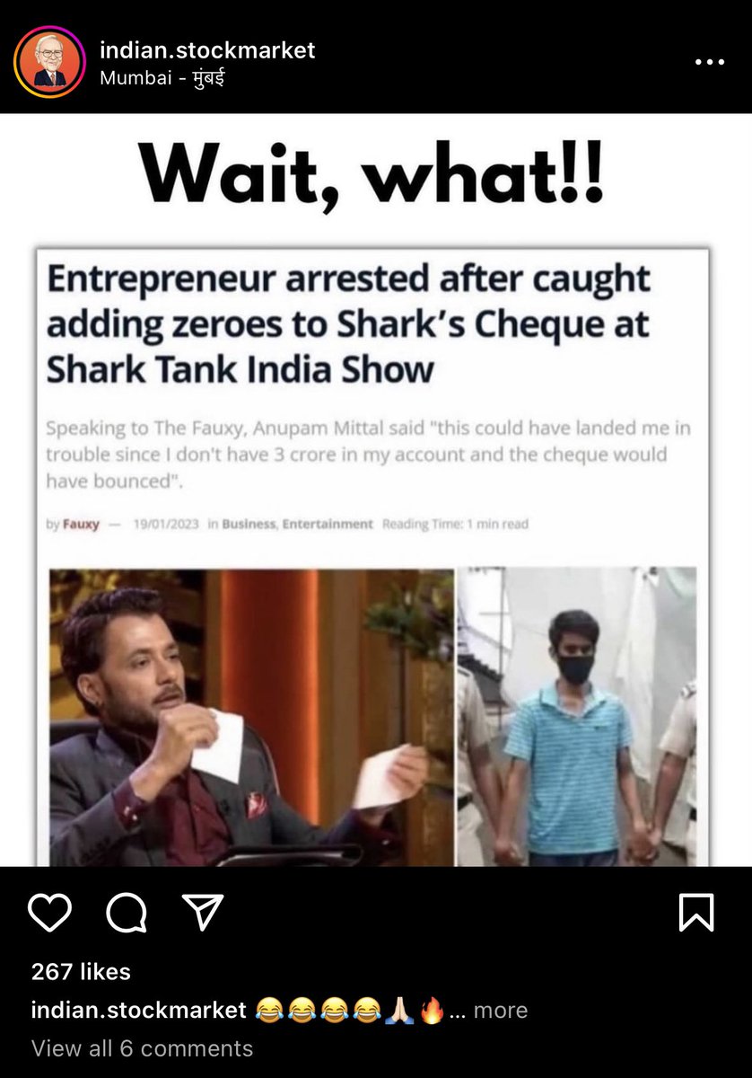 Soon @the_fauxy will replace Fault News as the best satirical fake news  website 😂, image size:838x1200