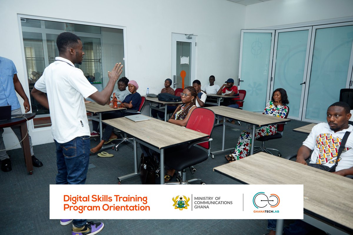 GhanaTechLab's tweet image. Excited to welcome our new trainees for the Data Science &amp;amp; Analytics, Digital Creative Arts and Digitizing Manufacturing training program.

Today&apos;s orientation covered an overview of GTL, trainee portal and course info. Training starts tomorrow!

#GhanaTechLab
#TrainingProgram