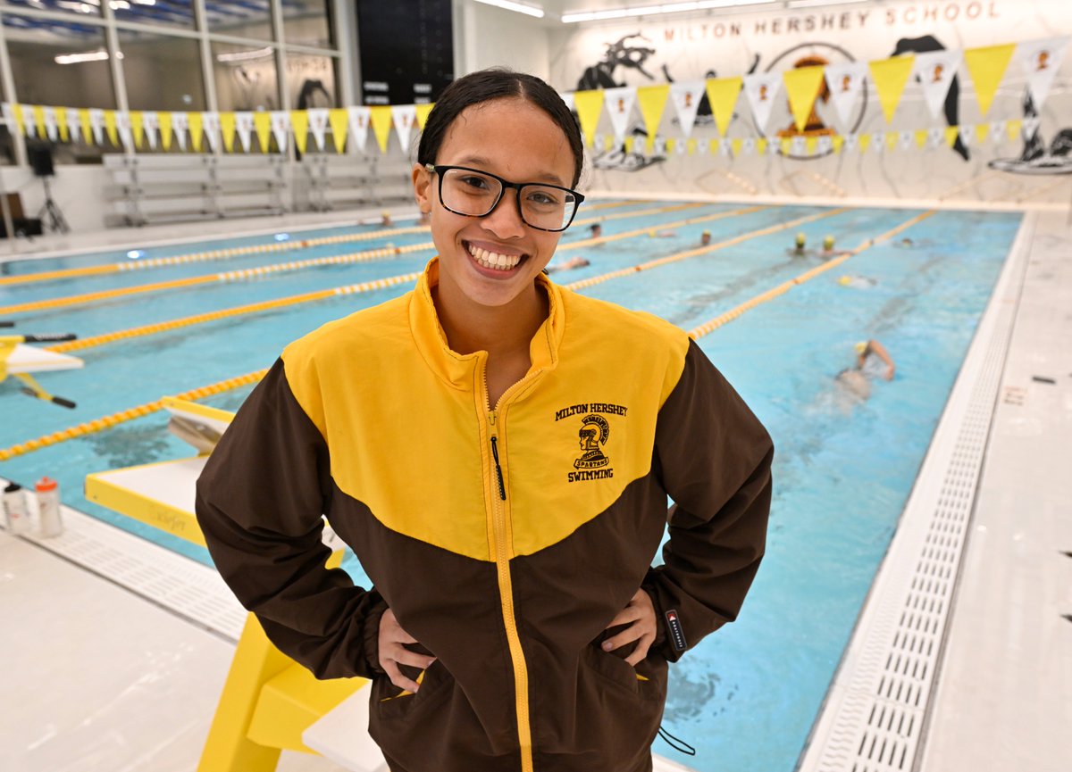 MHSATHLETICS4's tweet photo. Congrats to Junior swimmer Ashley Spence - the first female to make individual events at PIAA Districts since 2004.  She made both the 100 fly and 100 back events and will compete on 3/3 and 3/4 @CVSDeagles @miltonhershey https://t.co/86vjH2RVuh