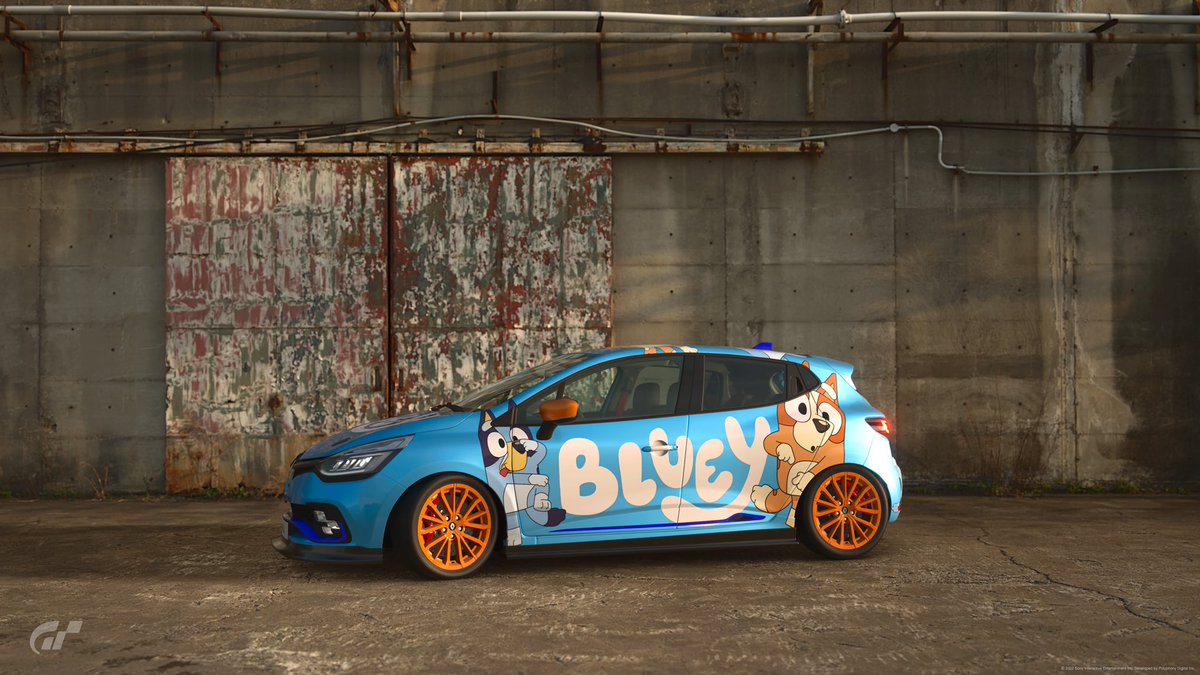 Simonlangman's tweet photo. #Bluey #granturismo7 #granturismo7livery #livery #granturismo #playstation5 #ps5 #playstation #granturismo7photography #granturismophotography #photography https://t.co/vehEqAguqH