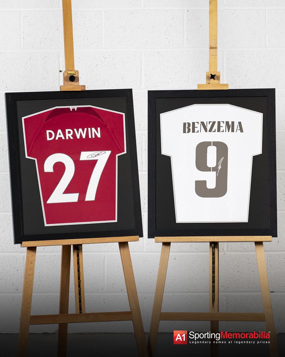 We're in store for another special European night at Anfield this evening. . Give us your score predictions for Liverpool v Real Madrid in the comments! . . #A1SportingMemorabilia #UCL #LivvRM #LiverpoolFC #LFC #YNWA #Darwin #RealMadrid #Benzema #ChampionsLeague