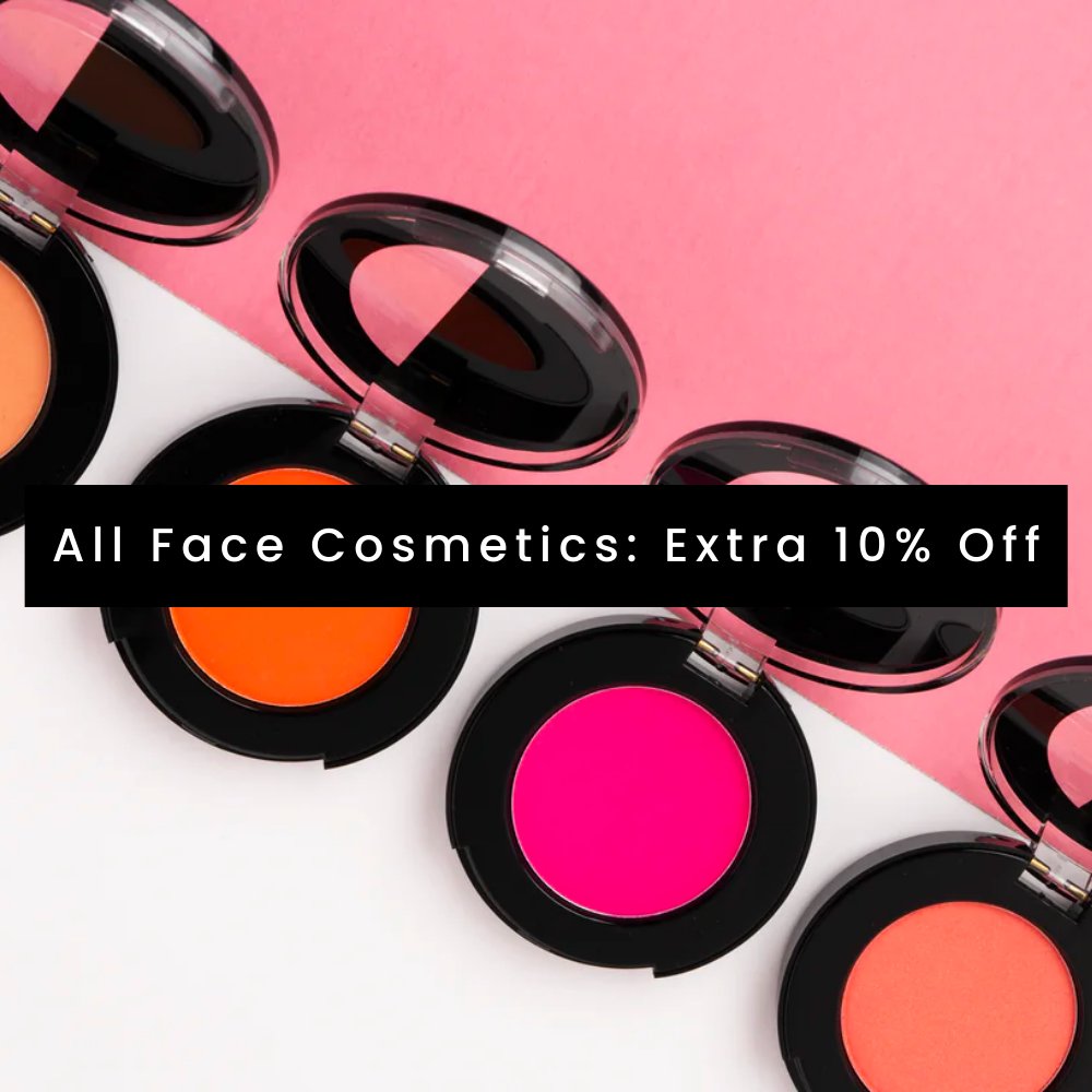 All Face Cosmetics Extra 10% Off Site Wide! Plus 10% Off All Online Orders at nanacoco.com #makeup #cosmetics #lipstick #lipgloss #facemakeup #professionalmakeup #stylist #beauty #beautysupplies #diymakeup