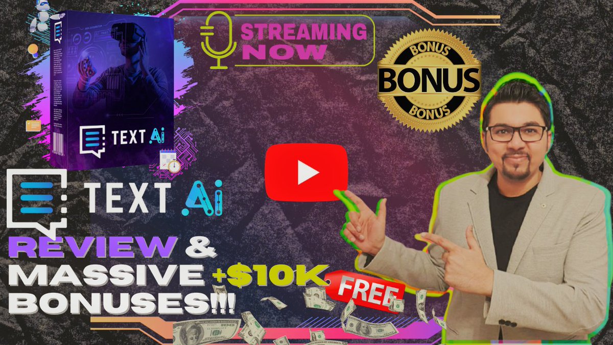 KaleemMarketing's tweet photo. TextAi Review⚡📲💻AI Powered App Effortlessly Converts Any Audio To Text💻📲⚡Get FREE +350 Bonuses💲💰💸

https://t.co/PjEHdk74rX via @YouTube

#makemoneyonline #AffiliateMarketing #passiveincome #WarriorPlus #Ads #DigitalMarketing #TextAi #ChatGPT #OpenAIChatGPT https://t.co/hGmROby5uA