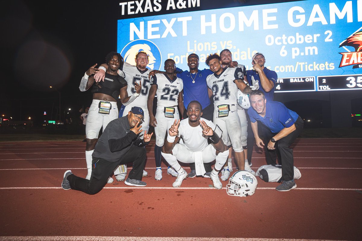 CoachDuncombe_'s tweet photo. Blessed to announce,
I am now Defensive Backs Coach @MCScotsFootball 

I appreciate everyone involved with @UWFFootball. The Last 8 years has been amazing! Words can’t truly describe what I’m feeling, UWF will always be home!
#GoScots⚔️ #GoArgos💙💚 https://t.co/F3oLVuDZwq