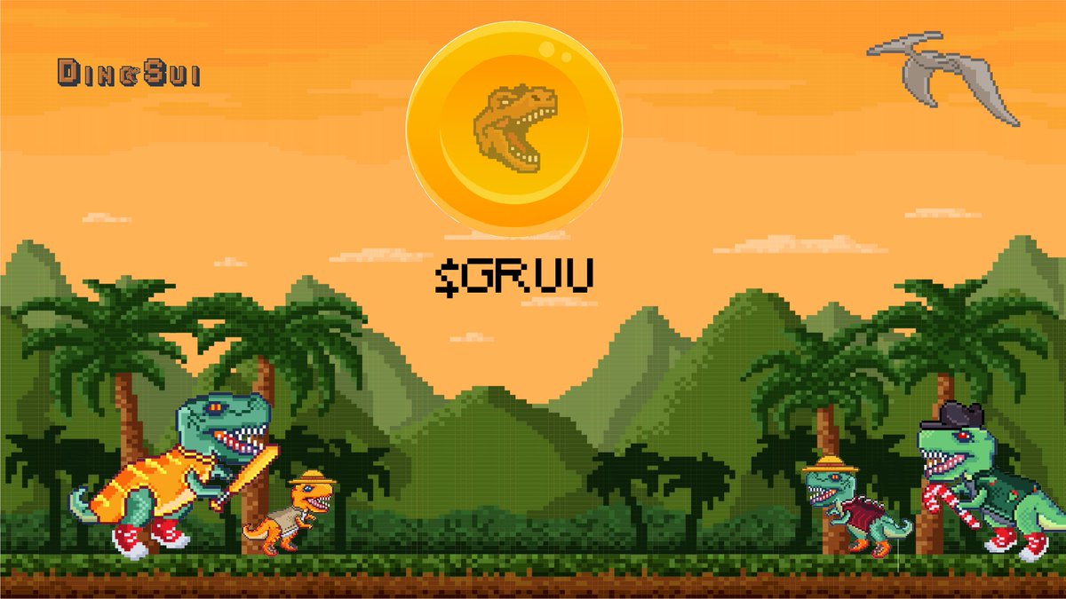 DinoSuiNFT's tweet photo. $GRUU Token for #DinoS 
Tokenomic will arrive in the upcoming days
Airdrop, utilities,...
LFG #NFT #Sui https://t.co/g9clAUzPmg