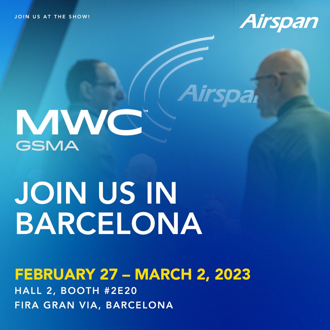 A world-leading connectivity event is just around the corner! We will exhibit disruptive solutions that deliver real flexibility &amp; real peace of mind, whether it's access to private networks, fixed wireless networks or public networks.

We look forward to meeting you at #MWC23!