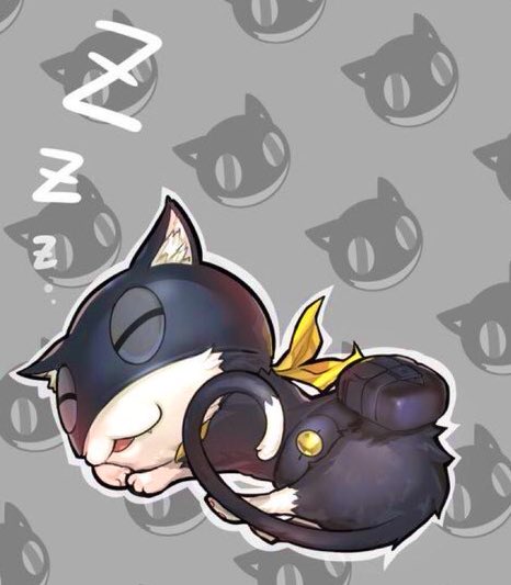 モルガナ(ペルソナ) 「#猫の日2023  #猫の日 ファンアート編 」|らすねこ🎨のイラスト
