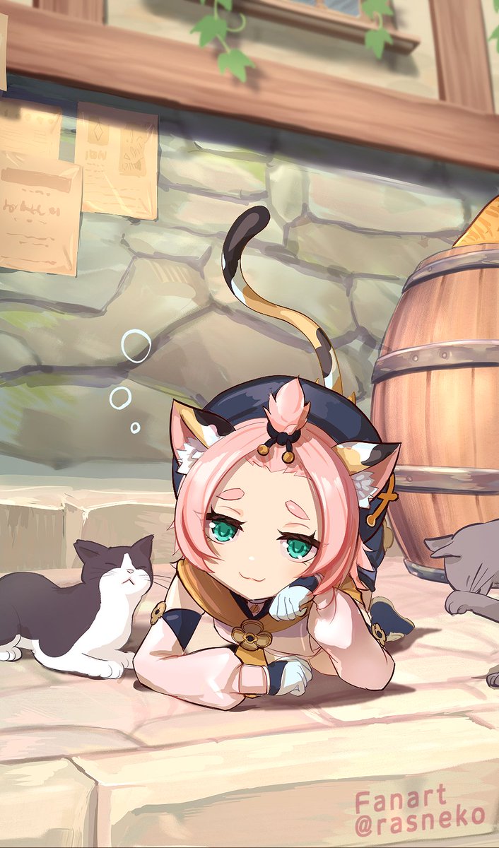 モルガナ(ペルソナ) 「#猫の日2023  #猫の日 ファンアート編 」|らすねこ🎨のイラスト