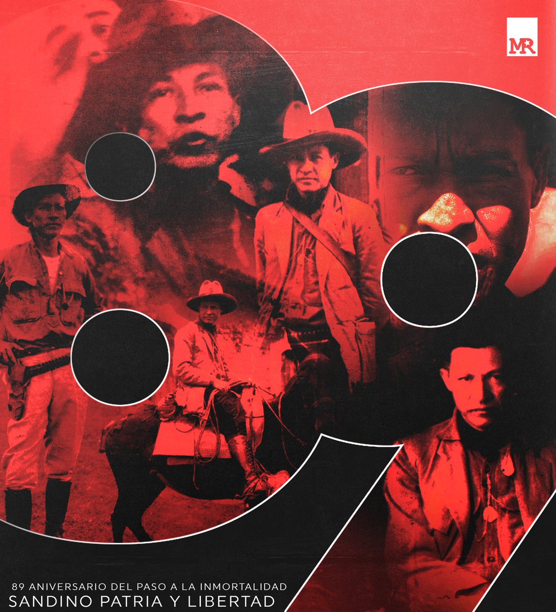 Sandino Luz y Verdad! 🔴⚫️🕯
#Nicaragua conmemora 89 años del tránsito a la inmortalidad de Augusto César Sandino. 🇳🇮♥️🖤 "Ahora el honor viste su tumba, y su corazón la tierra guarda, pero todavia latir se escucha su valentía en los corazones que hoy defienden la patria".