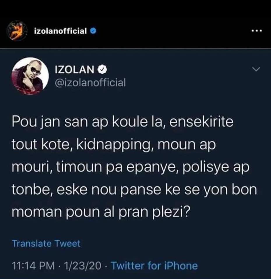 BenoldConstant1's tweet photo. Epi jounen jodia gade saw remet https://t.co/OymBI2jb8Y