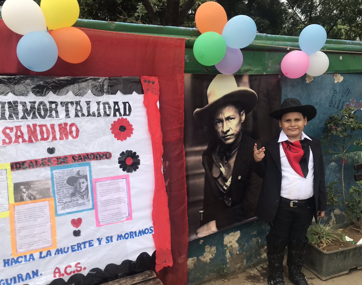Conmemoración a 89 Aniversario de la Inmortalidad al Gral Augusto C. Sandino en el
Colegió José de la Cruz Mena distrito 1.2 territorio 6 
#SandinoPatriaYLibertad
<a href="/FirmesP/">Firmes Por la Paz</a> <a href="/UvOscarreneme/">U.V oscar rene mejia</a> <a href="/mmedalfigueroa/">Maria De Los Angeles Medal Figueroga</a> <a href="/LUISALF52453744/">LUIS ALFONSO VASQUEZ BAEZ</a> <a href="/VamosAdelanteT5/">#Simplemente Luisa</a>