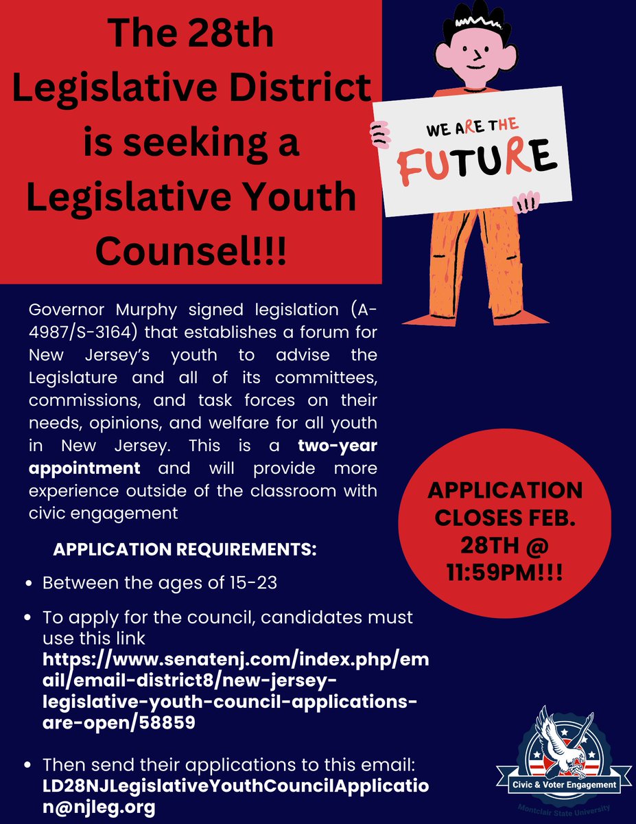 Montclair State U Civic & Voter Engagement tweet media