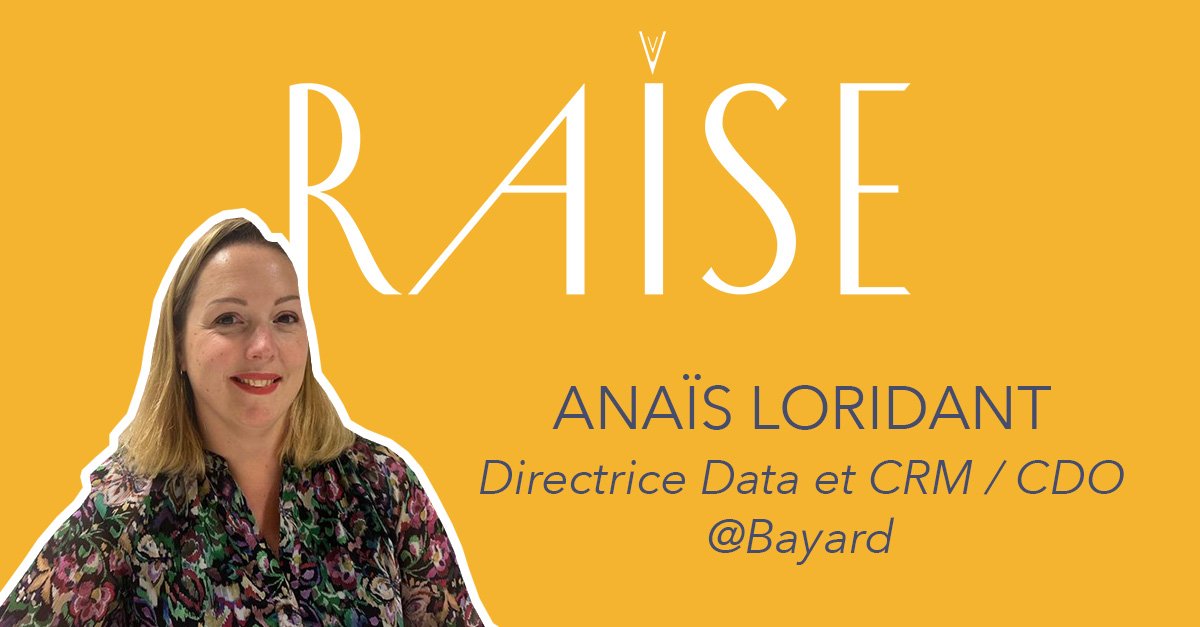 Pour cet épisode de RAISE, nous avons reçu Anaïs Loridant - Directrice Data &amp; CRM / Chief Data Officer chez Bayard !
Découvrez son parcours : anchor.fm/raisebymobiski…
#podcast #parite