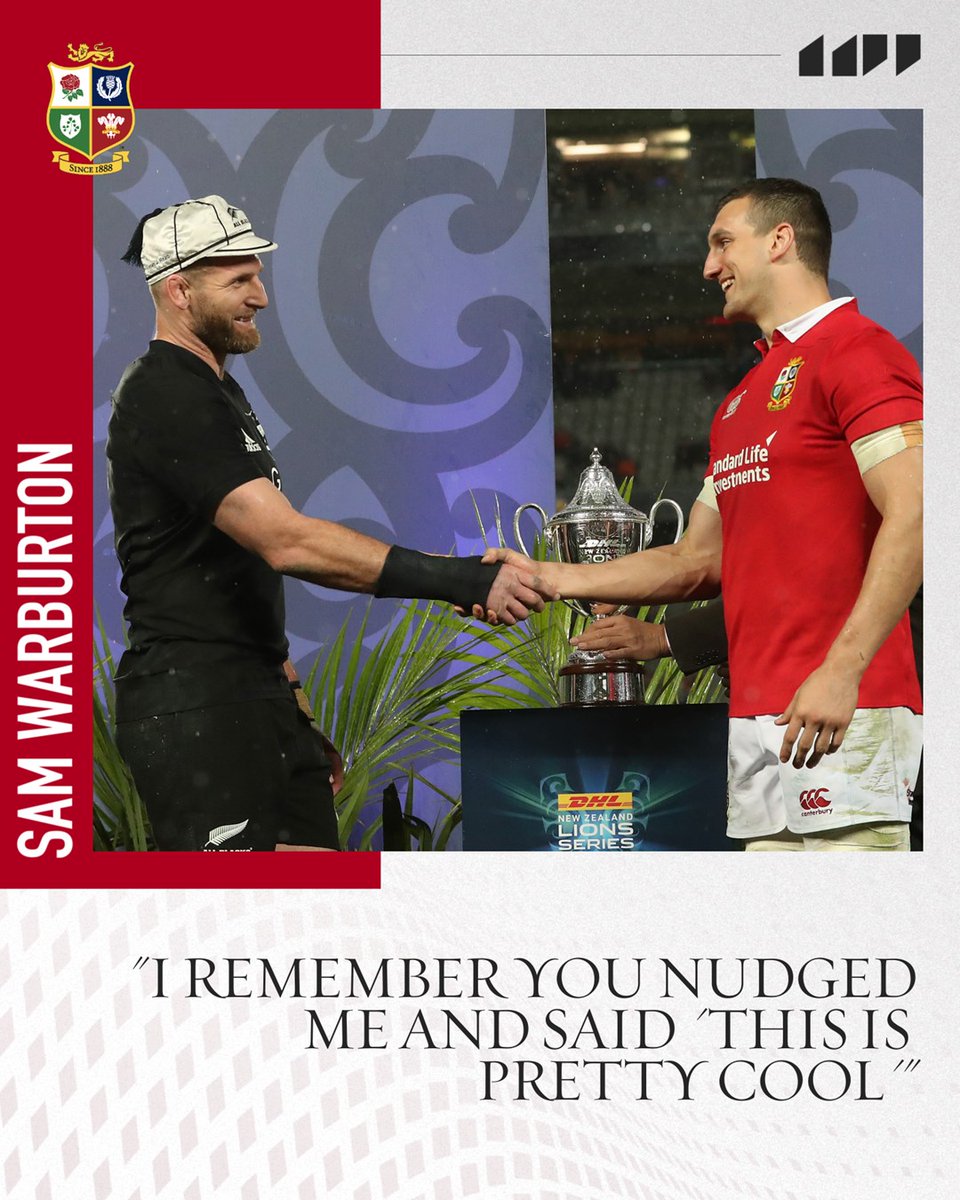 lionsofficial's tweet photo. Two rugby legends 👇
Make sure to listen to #CaptainsPod as @samwarburton_ and Kieran Read discuss the 2017 tour, leadership and their careers 🦁
Available from all podcast providers 🎧 https://t.co/2vihjrR47r