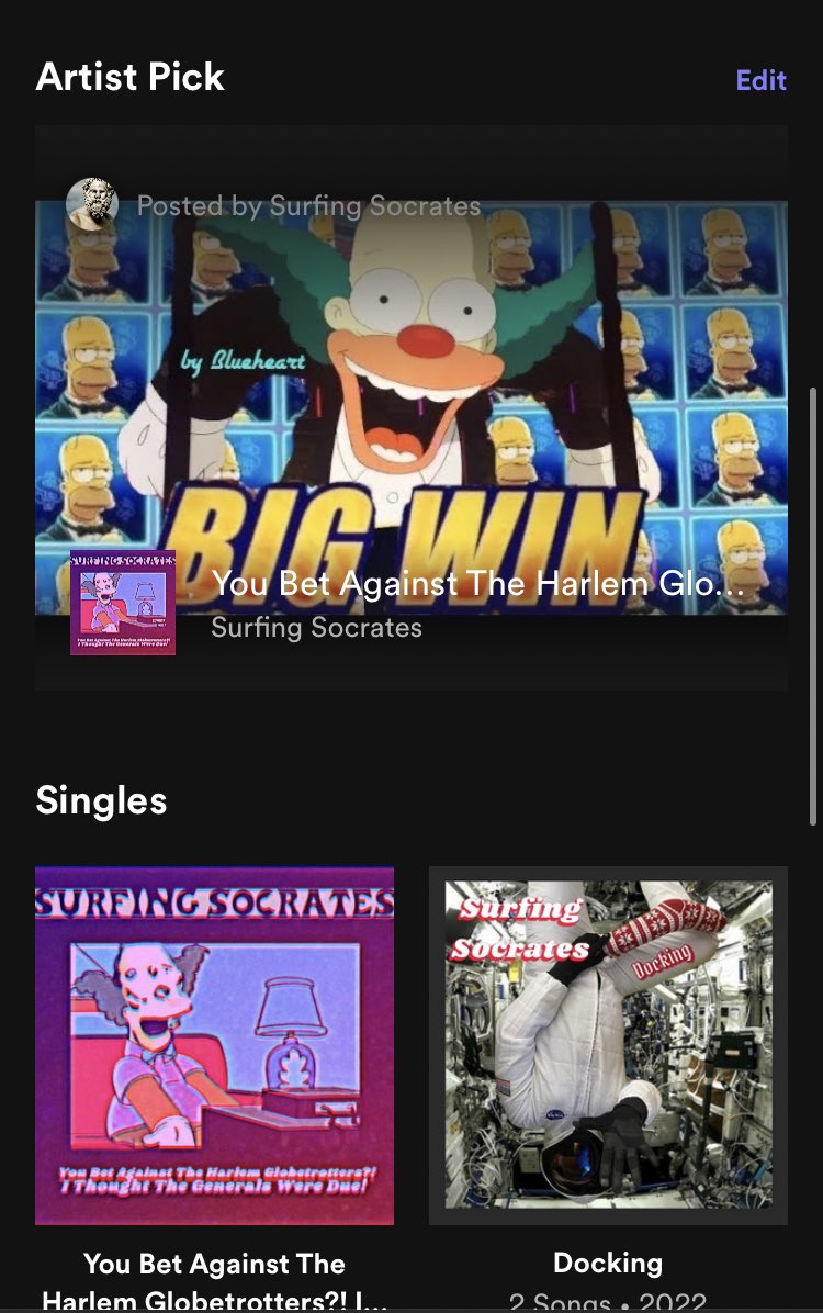 SurfingS0crates's tweet photo. What up music fans! Come peep our latest track, “You Bet Against The Harlem Globetrotters?! I Thought The Generals Were Due!” #Spotify #ArtistPick #postpunk #indierock #winning #punkrock #shoegaze #vibes #skapunk #ska #rockandroll #NowStreaming https://t.co/C3wXEN2rhT