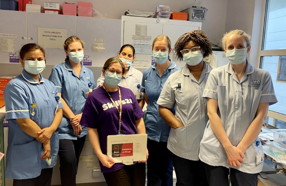 SIMTHEHILL1's tweet photo. 224 staff trained in anaphylaxis so far, great engagement by teams. If we not seen you yet we will be out tomorrow 😊 https://t.co/ROTUO4kReu