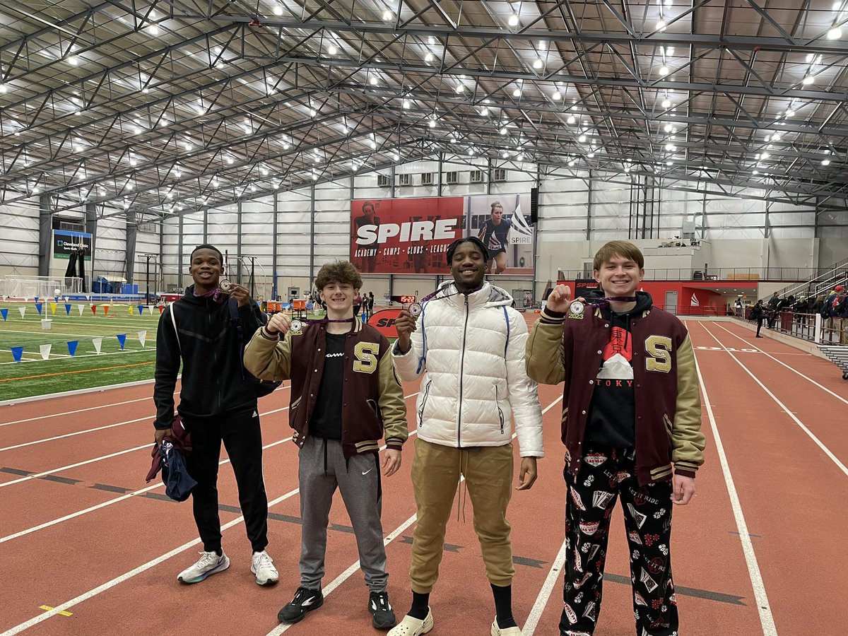 SMFHS indoor track team brought home 1st place from the NEOITC All-Star Meet on Friday. Our boys 4x200m relay team placed 1st out of 19 schools &amp; our girls 4x400m relay team placed 1st out of 22 schools. Several of our Bulldogs have qualified for States on March 4!