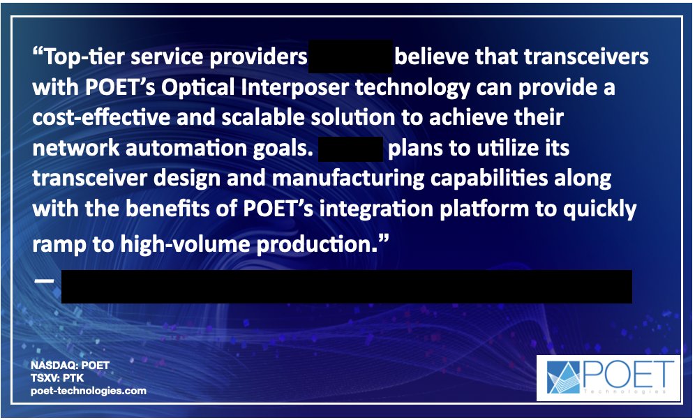 POET Technologies tweet media