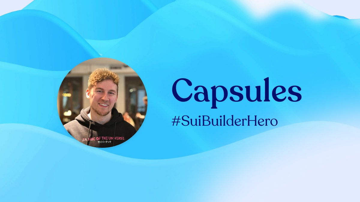 SuiNetwork's tweet photo. Capsules is a standard that attaches metadata to objects on Sui. The builders also actively engage in both the online and offline Sui community, helping their fellow community members. https://t.co/aCB0ap1dl8