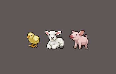theindiestone's tweet photo. You may cuddle one. Which #ProjectZomboid baby farm animal will it be? https://t.co/oGvYT1Wzqi