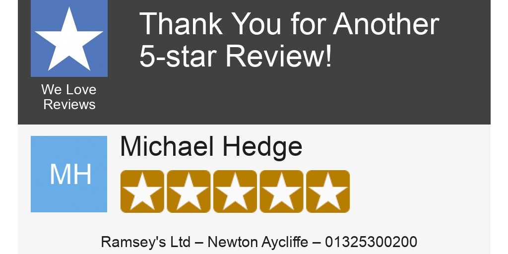 Check out this 5-star review from one of our customers! Have you posted on our review page hoy.cc/1uk