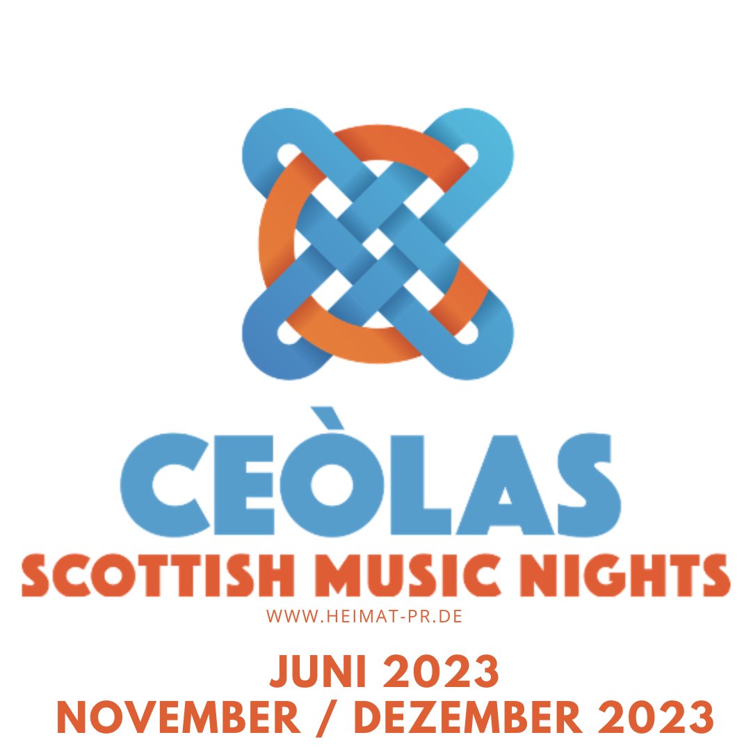 Die Konzertreihe 'Ceòlas - Scottish music nights' geht weiter! Freut Euch auf spannende Schottische Bands, die uns im Juni und November / Dezember 2023 in Deutschland besuchen! #schottischemusik #scottishfolk #schottisch