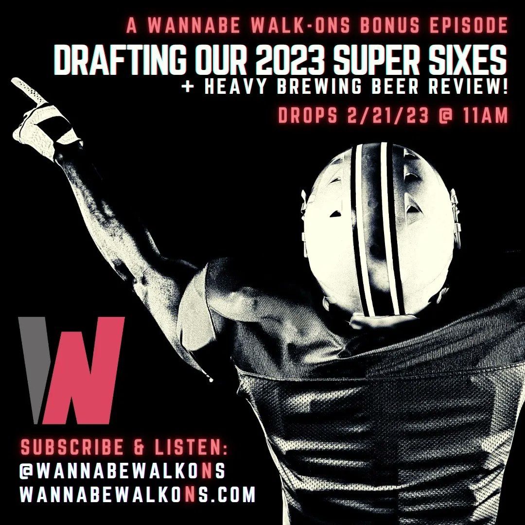 WannabeWalkons's tweet photo. Listen to our draft and let us know what you think of our Super Six selections + beer from #HeavyBrewing in Gretna, Ne!

The latest episode of ‘Wannabe Walk-Ons’ is out now courtesy of the @HurrdatSports Network!

Subscribe &amp; listen: https://t.co/vwedaVvksw https://t.co/2yDKeOG0Gg