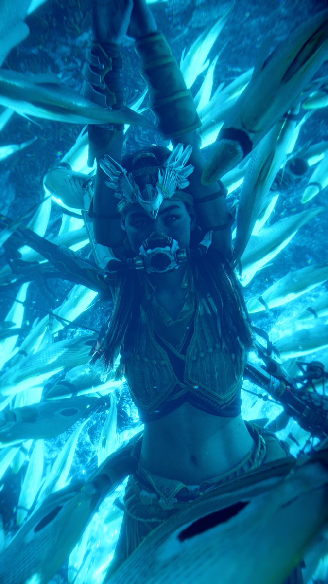 the_inner_click's tweet photo. @PlayStationBE Als een vis in het water 🐠 #HorizonForbiddenWest #VirtualPhotography https://t.co/tZ5wCfkBCC