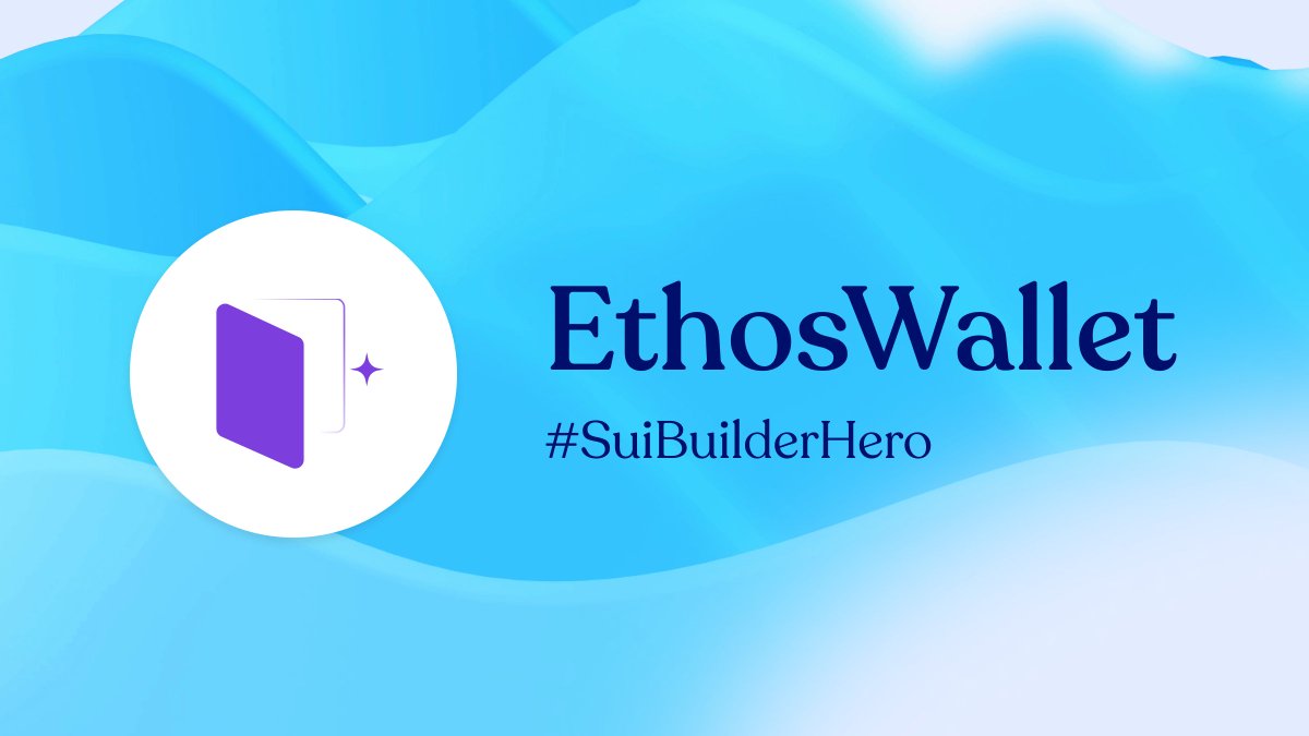 SuiNetwork's tweet photo. @EthosWalletXYZ launched the first third-party app on Sui and are developing a virtual wallet infrastructure. https://t.co/GjwRgSsw7C