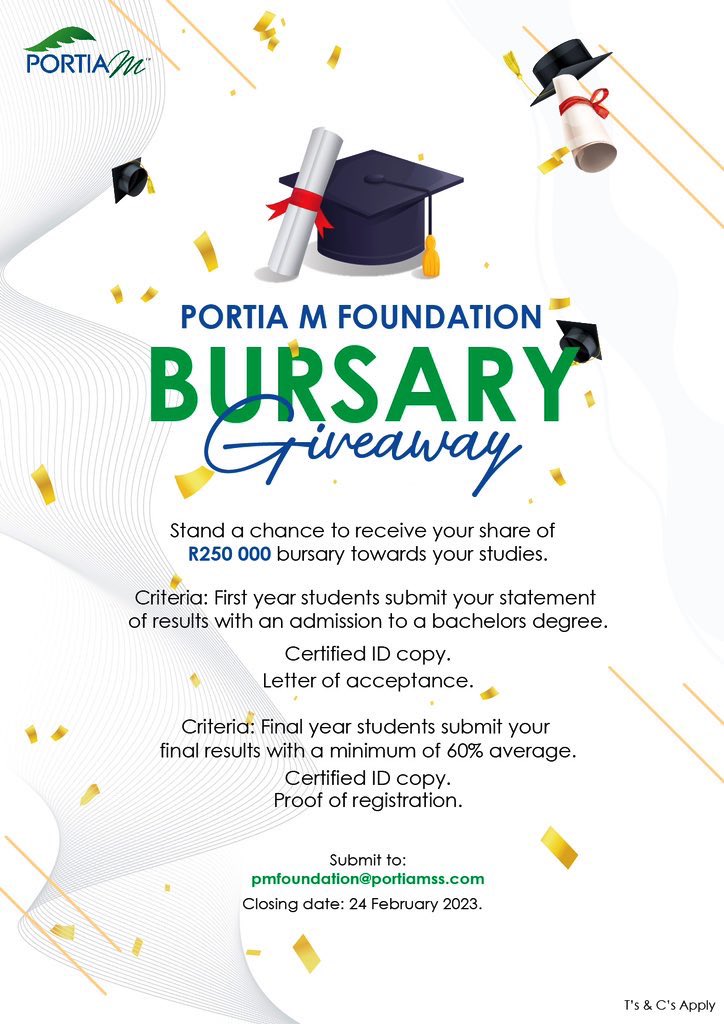 PortiaM_Skin's tweet photo. FAQ on the Portia M Foundation Bursary ✨🎓

I’m doing Second year , Can I Apply ?

- Unfortunately the Bursary is for First and Final Year Students.

I’m doing Post Grad Can I Apply ?

- Yes a PostGrad Student can apply for the opportunity.

#PortiaMFoundation https://t.co/7s6vlPgqyb