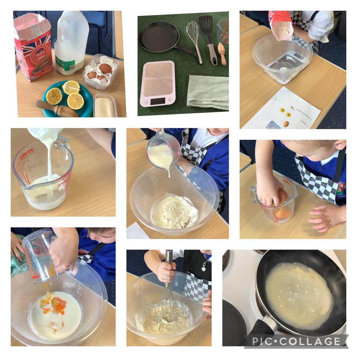 Making pancakes ❤️ we learn so much through rich real experiences in #EYFS #Reception @MertonBankP @canigoandplay #eytalking #maths #science #RE #Literacy #communication #language #physicaldevelopment #motorskills