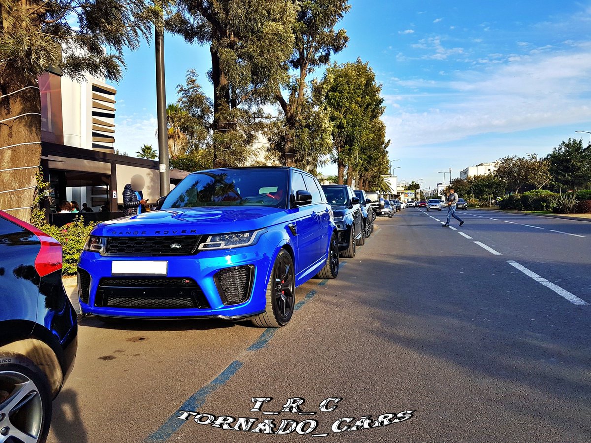 TornadoAchraf's tweet photo. BLUE GHOST SVR 😈
#rangerover #svr #vogue #evoque #defender #velar #velarsv #jaguar #fpacesvr #landrover https://t.co/UgSrjUnlbd